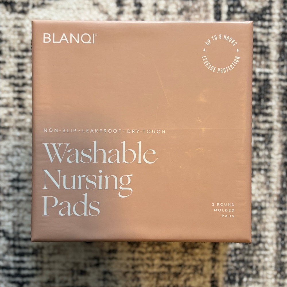Blanqi Washable Nursing Pads - black